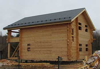 дерево в брусе